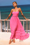 Sun Setter Maxi Dress - Pink | Sage and Paige AUS.