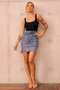 Easy Trust Denim Mini Skirt - Washed Blue | Sage and Paige AUS.
