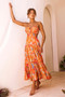 Timeless Dreams Maxi Dress - Orange Multi | Sage and Paige AUS.