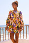 End Game Mini Dress - Yellow Multi | Sage and Paige AUS.
