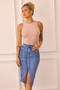 Midnight Sun Denim Midi Skirt - Blue | Sage and Paige AUS.