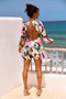 End Game Mini Dress - Green Multi | Sage and Paige AUS.