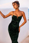 Lindsey Midi Dress - Forest Green | Sage and Paige AUS.
