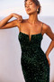 Lindsey Midi Dress - Forest Green | Sage and Paige AUS.