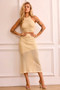 Miranda Knit Midi Skirt - Cream | Sage and Paige AUS.