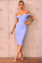 Izzy Midi Dress - Cornflower Blue | Sage and Paige AUS.