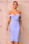 Izzy Midi Dress - Cornflower Blue | Sage and Paige AUS.