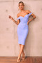 Izzy Midi Dress - Cornflower Blue | Sage and Paige AUS.