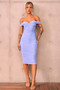 Izzy Midi Dress - Cornflower Blue | Sage and Paige AUS.