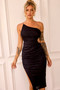 Anya Lace Midi Dress - Ink | Sage and Paige AUS.