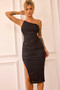 Anya Lace Midi Dress - Ink | Sage and Paige AUS.