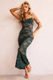 Feel It Still Lace Midi Dress - Forest Green | Sage and Paige AUS.
