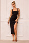 Vera Midi Dress - Black | Sage and Paige AUS.