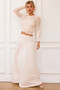 Lori Knit Crop Top - Cream | Sage and Paige AUS.