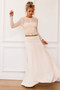Rue Knit Maxi Skirt - Ivory | Sage and Paige AUS.