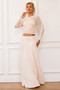 Rue Knit Maxi Skirt - Ivory | Sage and Paige AUS.