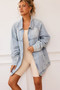 Hit Above Denim Jacket - Denim Blue | Sage and Paige AUS.