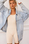 Hit Above Denim Jacket - Denim Blue | Sage and Paige AUS.