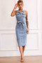 Roadhouse Midi Dress - Washed Blue | Sage and Paige AUS.