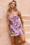Golden Market Mini Dress - Purple Multi | Sage and Paige AUS.