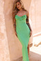 Promenade Maxi Dress - Green | Sage and Paige AUS.