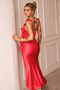Arabella Midi Dress - Red | Sage and Paige AUS.