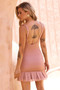 Genevieve Mini Dress - Rose Gold | Sage and Paige AUS.