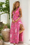 Just Like Paradise Maxi Dress - Hot Pink | Sage and Paige AUS.
