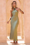 Downtown Darling Maxi Dress - Olive | Sage and Paige AUS.