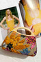 Vintage Summer Clutch Bag - Orange Multi | Sage and Paige AUS.