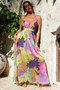 Taking It Maxi Dress - Yellow Multi | Sage and Paige AUS.