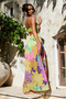Taking It Maxi Dress - Yellow Multi | Sage and Paige AUS.