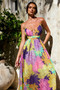 Taking It Maxi Dress - Yellow Multi | Sage and Paige AUS.