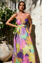 Taking It Maxi Dress - Yellow Multi | Sage and Paige AUS.