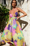 Taking It Maxi Dress - Yellow Multi | Sage and Paige AUS.