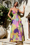 Taking It Maxi Dress - Yellow Multi | Sage and Paige AUS.