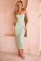All Clear Midi Dress - Sage | Sage and Paige AUS.