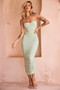 All Clear Midi Dress - Sage | Sage and Paige AUS.