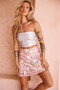 Cabo Mini Skirt - Nude Multi | Sage and Paige AUS.