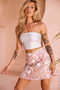 Cabo Mini Skirt - Nude Multi | Sage and Paige AUS.