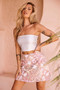 Cabo Mini Skirt - Nude Multi | Sage and Paige AUS.