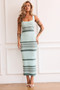 New Flow Knit Midi Dress - Sage | Sage and Paige AUS.