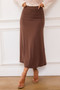 Front Runner Midi Skirt - Brown | Sage and Paige AUS.