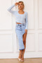 The Sea And I Knit Top - Pale Blue | Sage and Paige AUS.