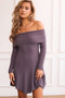 New In Town Knit Mini Dress - Charcoal | Sage and Paige AUS.
