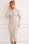 Cuddle Her Knit Top - Grey | Sage and Paige AUS.