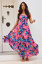 Outta Here Maxi Dress - Purple Multi | Sage and Paige AUS.