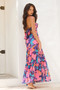 Outta Here Maxi Dress - Purple Multi | Sage and Paige AUS.