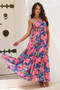 Outta Here Maxi Dress - Purple Multi | Sage and Paige AUS.