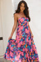 Outta Here Maxi Dress - Purple Multi | Sage and Paige AUS.